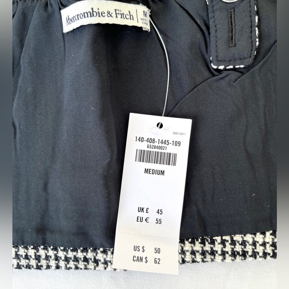 Abercrombie & Fitch | NWT Houndstooth Bustier Top - Picture 14 of 15